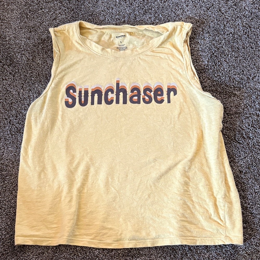 Yellow Sunchaser Tank Top